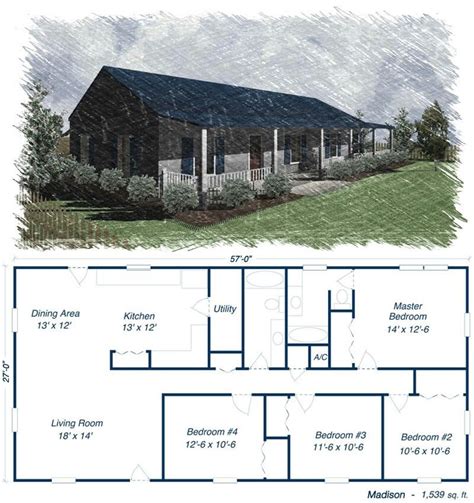 2 bedroom 2 bath metal house plans|metal house plans.